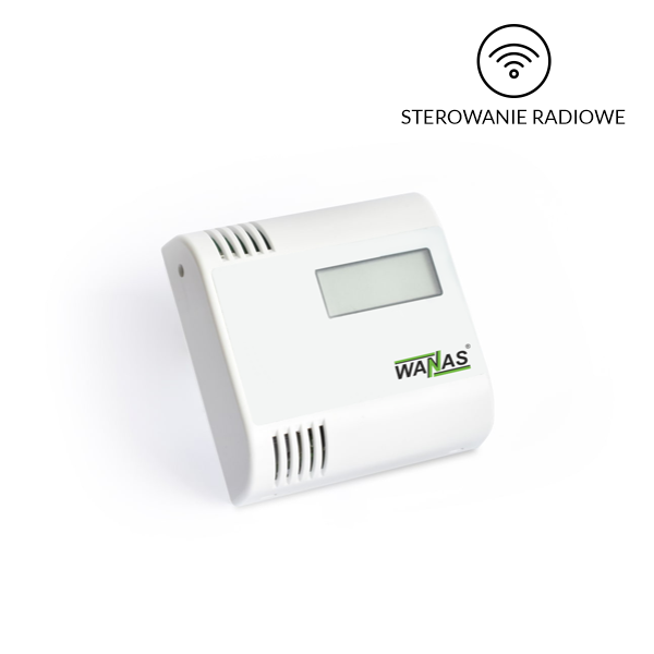 WANAS CO2-Sensor CO2Control und CO2RControl für Lüftungsgeräte, CO2RControl (Funk) / Weiß