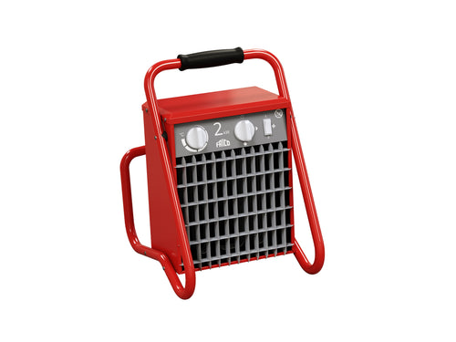 Frico TIG Tiger Heizlüfter, mobil, 2 bis 30 kW, IP44, Stahlblechgehäuse rot