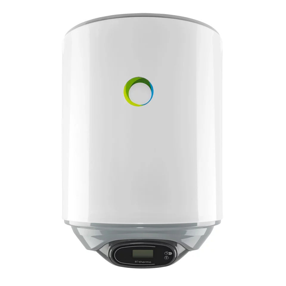fothermo solar hybrid boiler with direct PV connection and 230 V backup heating, 30 l or 80 l