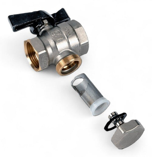 Heizkraft Magnet-Filterkugelhahn, 1" und 1 1/4", 1" x 1"