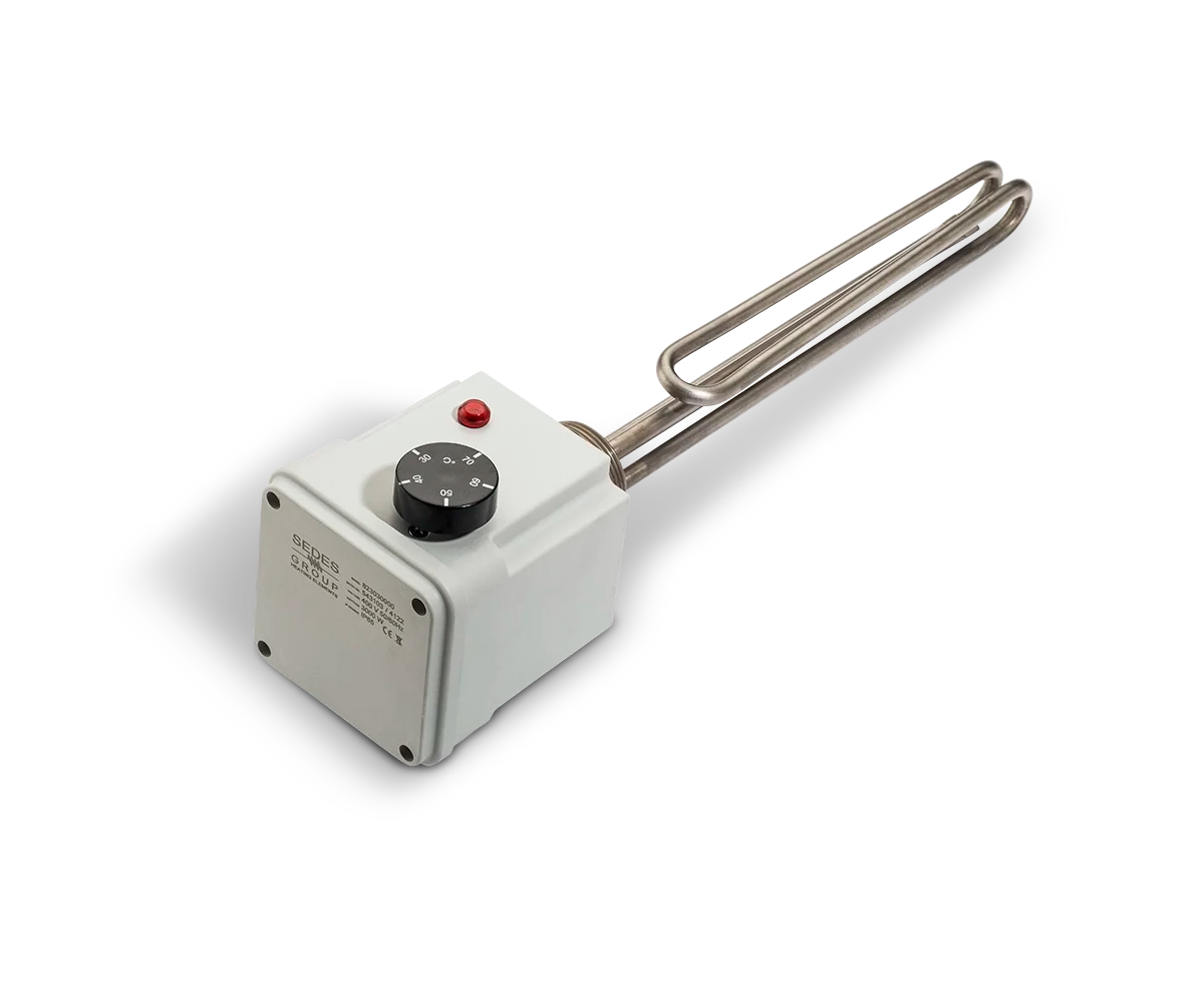 Heizkraft screw-in immersion heater HK 1 1/2", Incoloy 800, IP65, 2 to 4.5 kW, 3 kW, 400 V