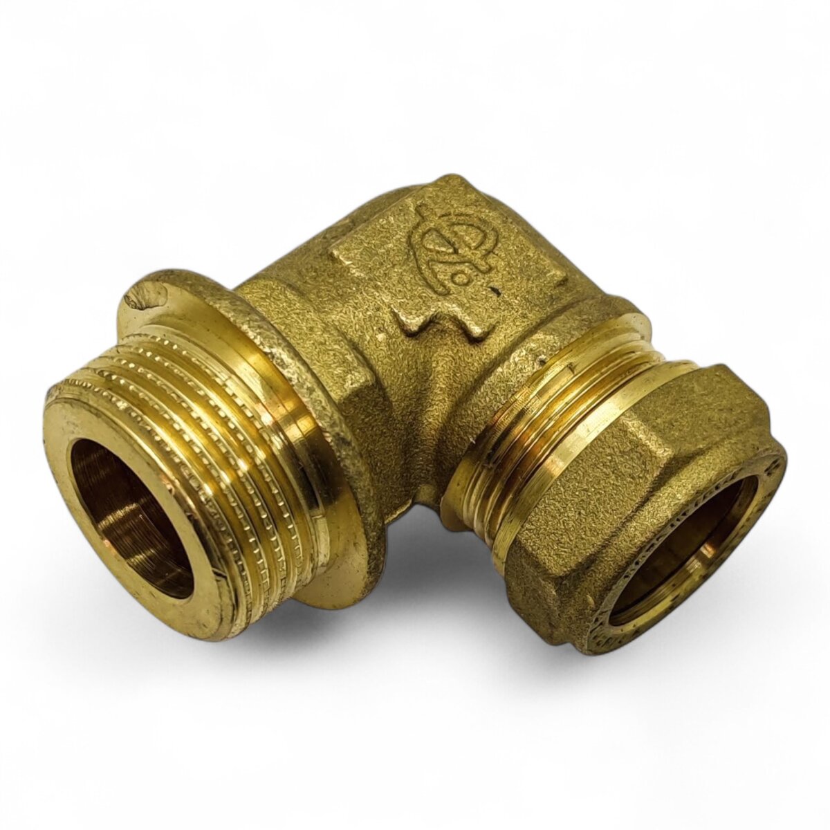 Westech L-Klemmringverschraubung 90° für 22 mm Rohr, 1" AG x 22 mm