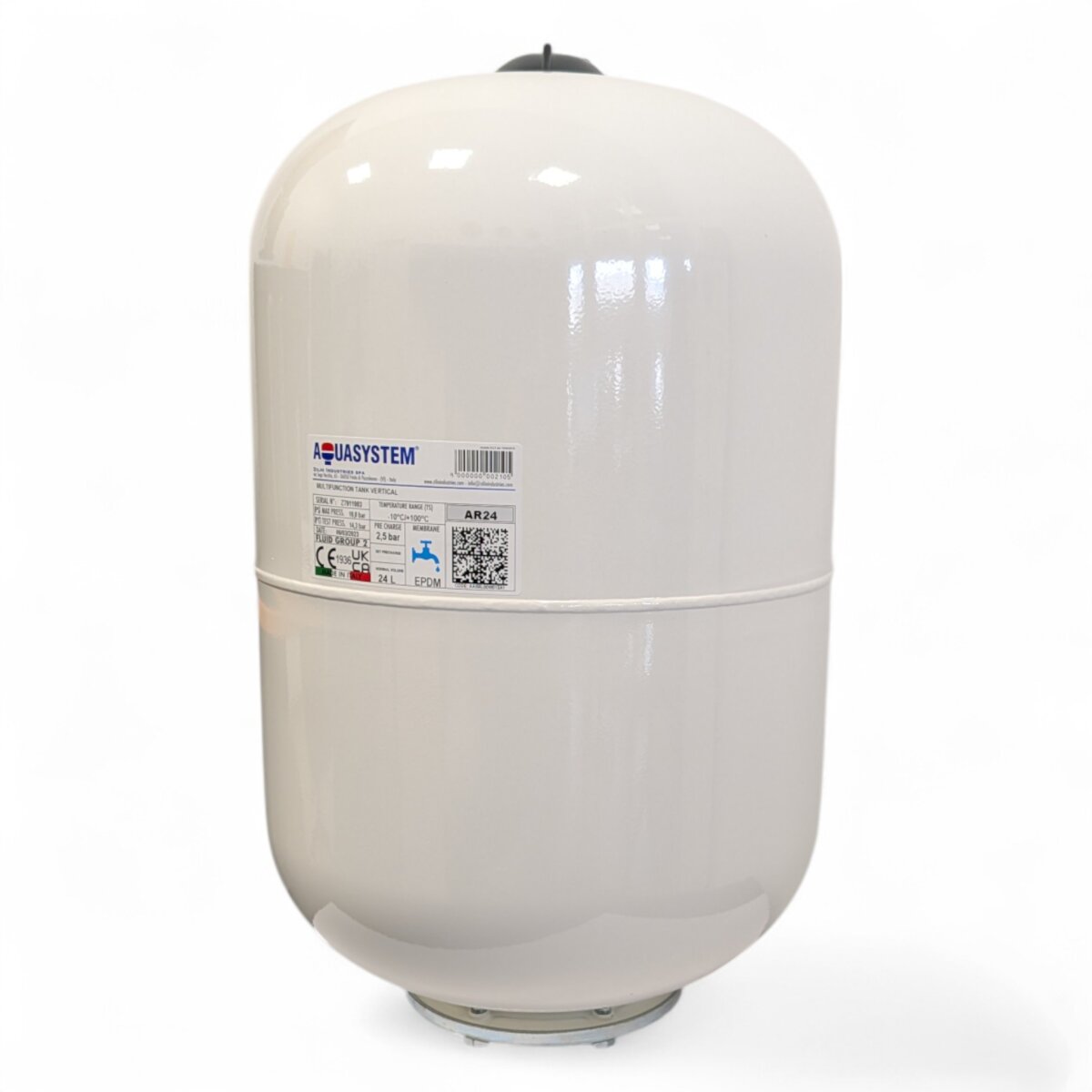 Zilio Aquasystem Trinkwasser-Ausdehnungsgefäß AR mit Wandhalterung, 12 bis 35 l, 24 l