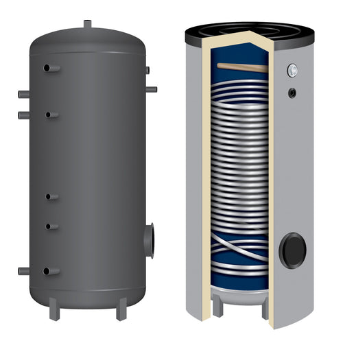 TWL Wärmepumpenspeicher SWP mit 1 Glattrohr-Wärmetauscher, 150 bis 500 l, 150 l