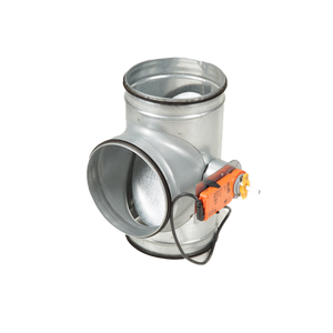 WANAS tee with actuator for ground heat exchanger and zone ventilation, product view