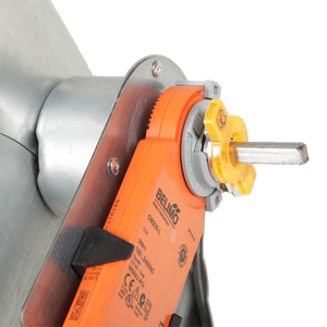 WANAS tee with actuator for ground heat exchanger and zone ventilation, view 2