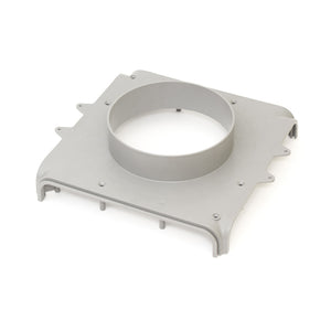 WANAS MODULAR Luftverteiler aus Kunststoff für Flexrohr Ø75 und Zubehör, Anschlussplatte Ø200