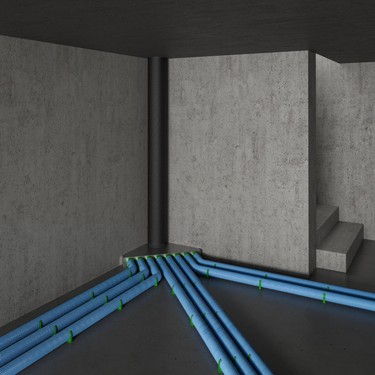 WANAS Ø75 flexible duct system: ventilation duct 50 m and accessories, view 4