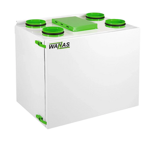 WANAS Classic 400 Lüftungsgerät mit Wärmerückgewinnung, Modelle V und H, Standard, XF und HI-TECH, 400 V / Standard / Standardausführung