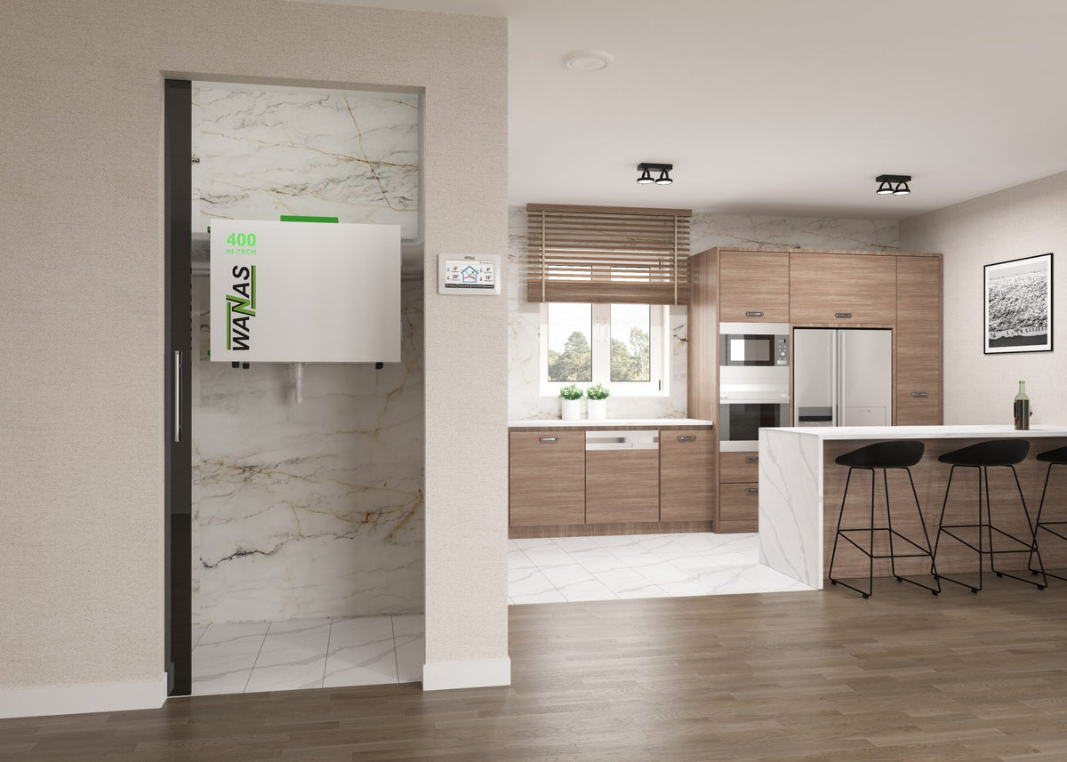 WANAS Classic 400 Lüftungsgerät mit Wärmerückgewinnung, Modelle V und H, Standard, XF und HI-TECH, Ansicht 9