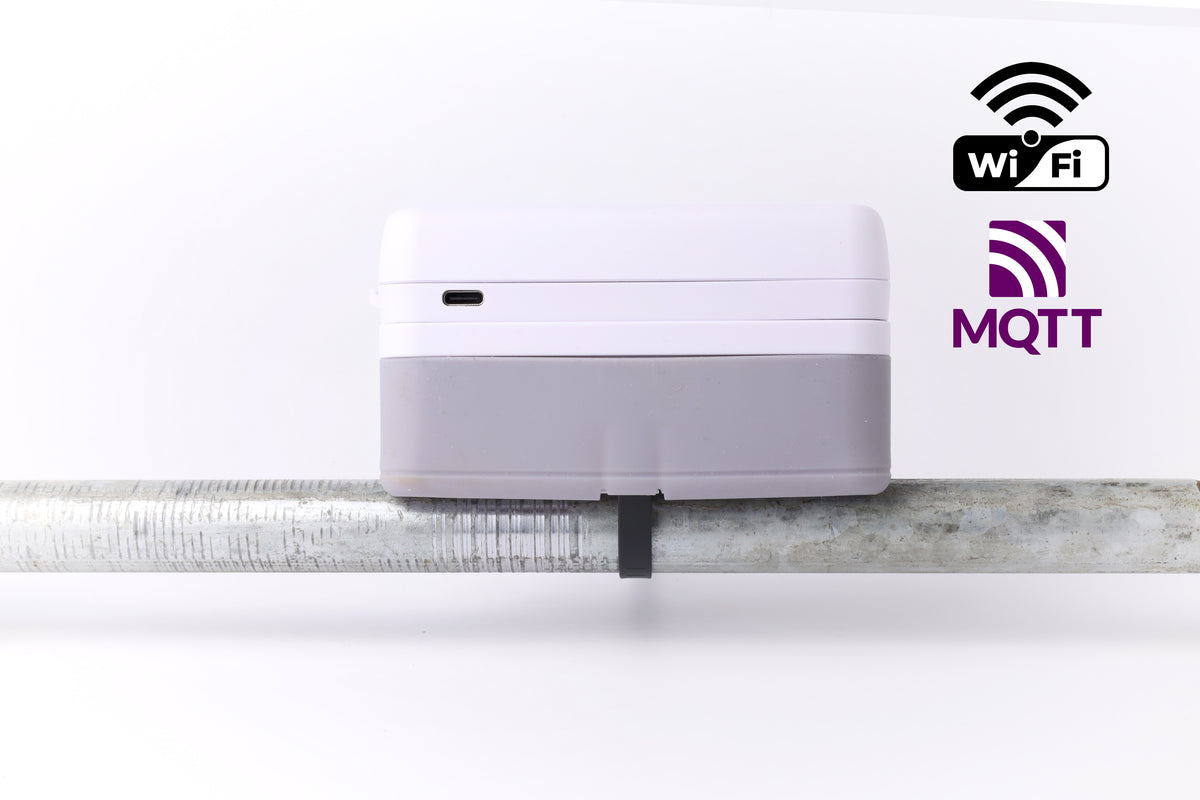 Aqua-Scope Sonic Clamp Ultraschall-Durchflusssensor zum Aufklemmen, WLAN oder LoRaWAN