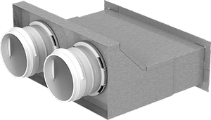 Blauberg Ventilatoren GmbH BlauFast RPW, 2 Anschlüsse