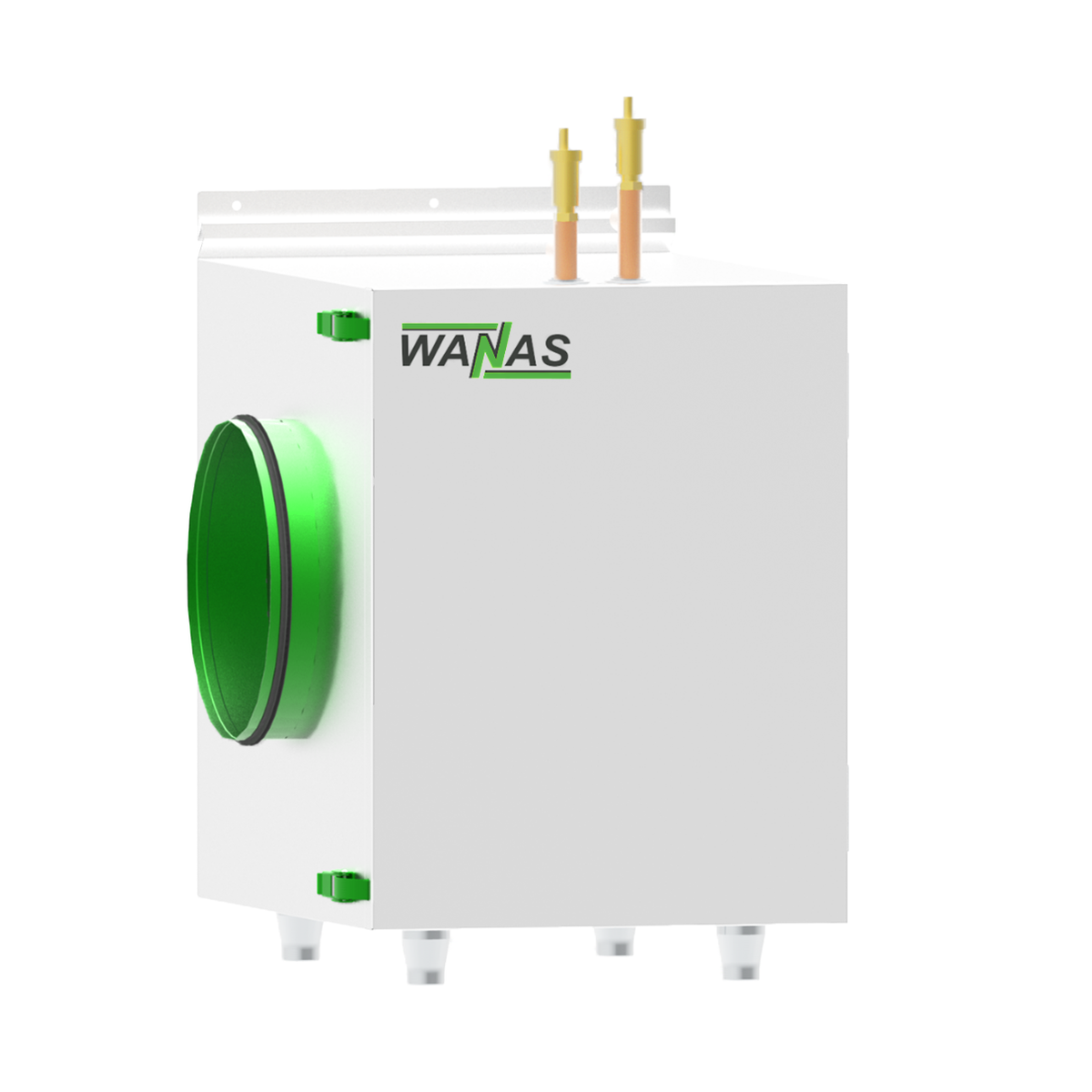 WANAS Mini und Maxi Heiz- und Kühlregister für Lüftungsgeräte, Wasser oder Kältemittel R32, Maxi / Wasser