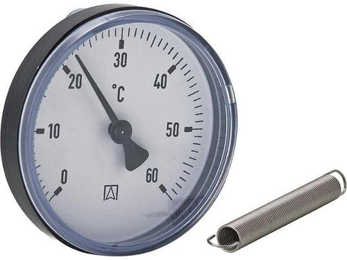 Afriso Bimetall-Anlegethermometer ATh 63 F, 0 bis 120 °C, Produktansicht