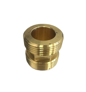 Westech Doppelnippel aus Messing, 1/2" bis 1 1/2" AG, 1 1/4", Schlüsselweite 42 mm