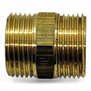 Westech Doppelnippel aus Messing, 1/2" bis 1 1/2" AG, 1"