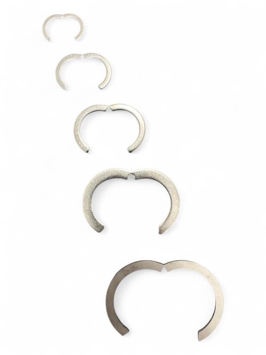 Westech Einlegering aus Edelstahl für Wellrohr-Verschraubungen, DN12 bis DN32, DN12, 1/2"