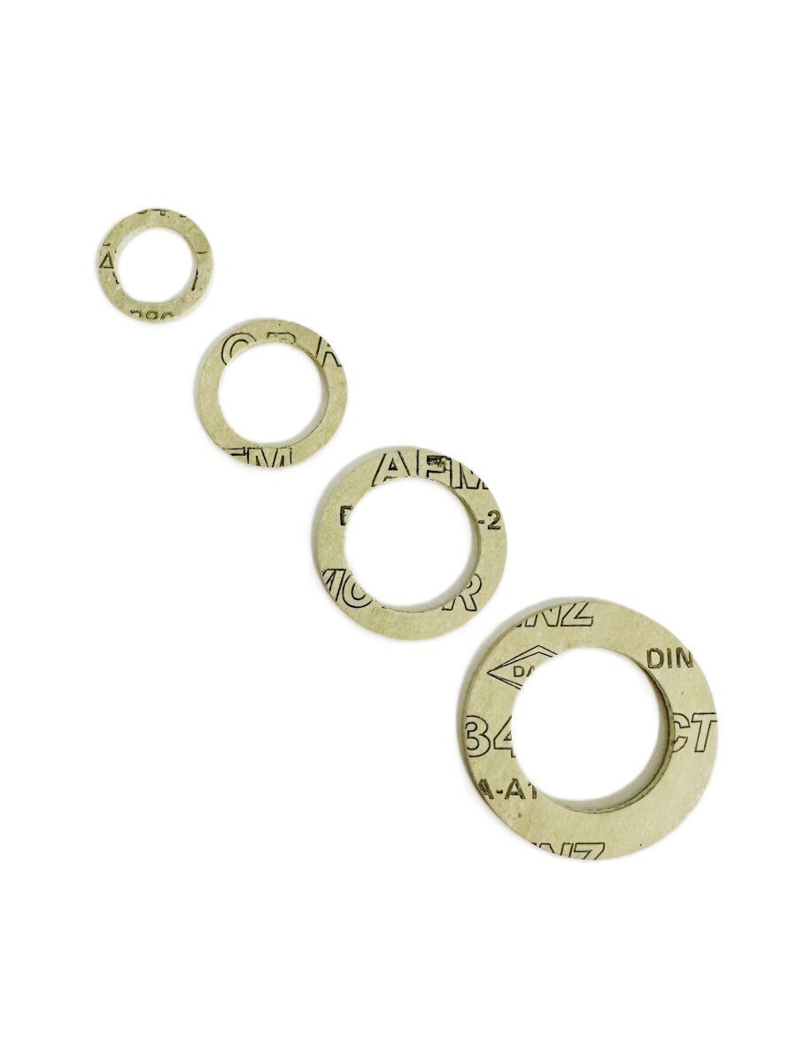 Westech Flachdichtung für Überwurfmuttern, 1/2" bis 1 1/4", 1/2", DN12