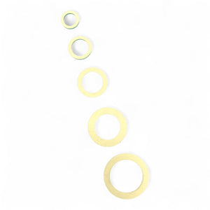 Westech Flachdichtung für Überwurfmuttern, 1/2" bis 1 1/4", 3/4", DN16