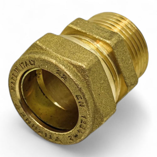 Westech I-Klemmringverschraubung gerade, Außengewinde auf 22 mm, 3/4" AG x 22 mm