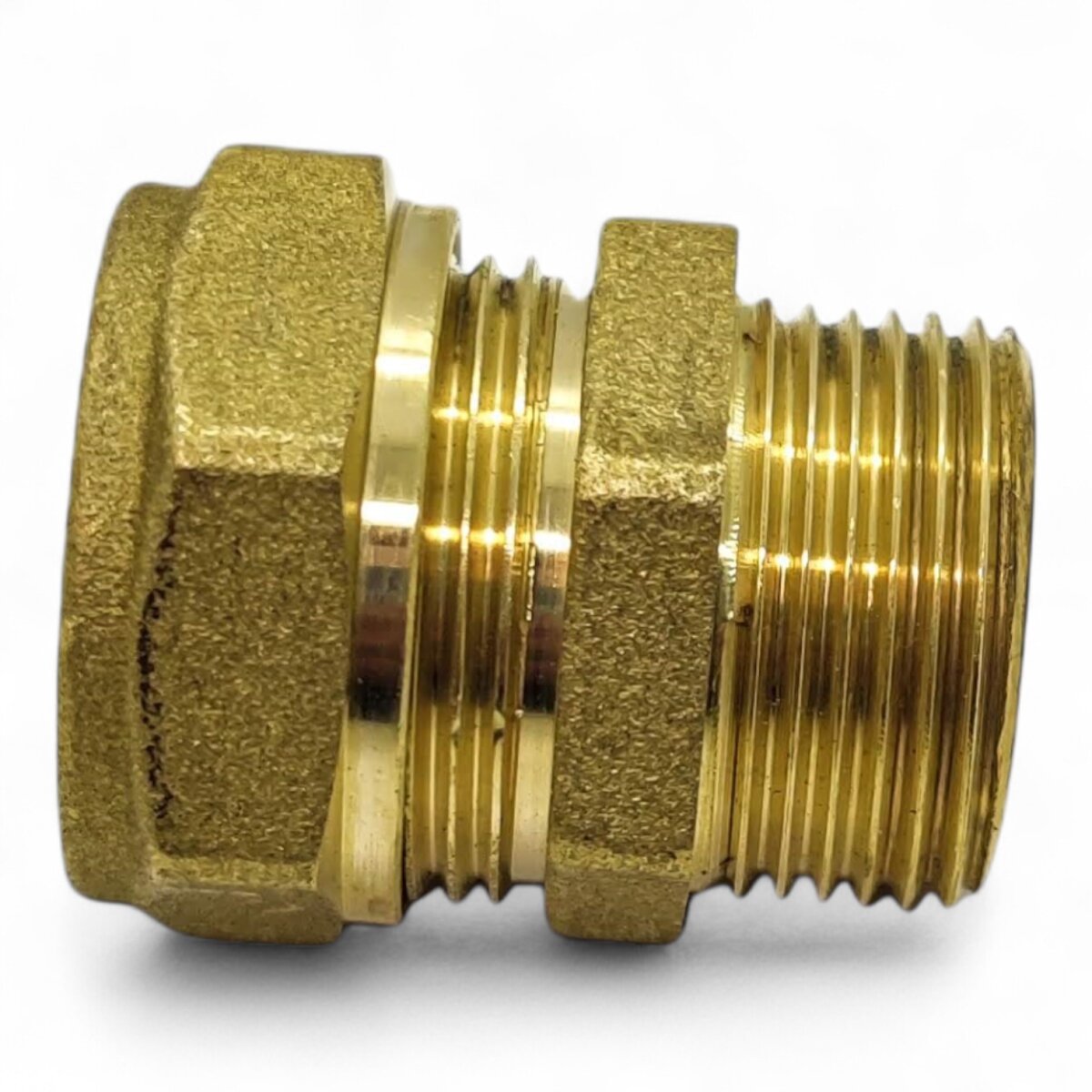Westech straight compression fitting, male thread to 22 mm, view 3