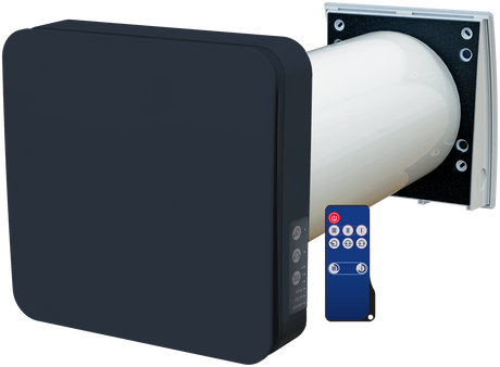Blauberg Ventilatoren GmbH dezentrale Lüftung VENTO inHome S11 - DN160, Komplettset mit Steuerung