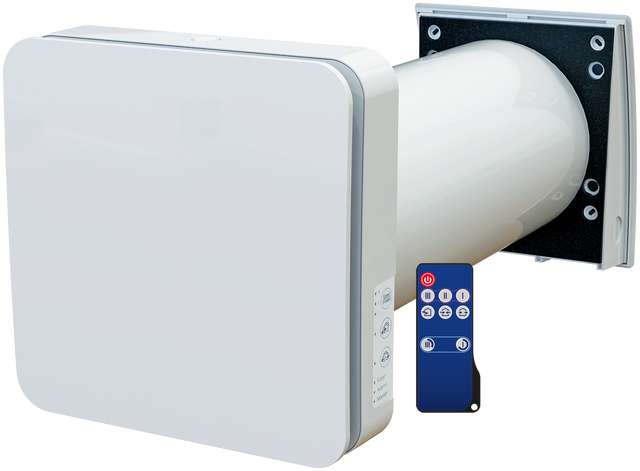 Blauberg Ventilatoren GmbH dezentrale Lüftung VENTO inHome S11 - DN160, Komplettset mit Steuerung