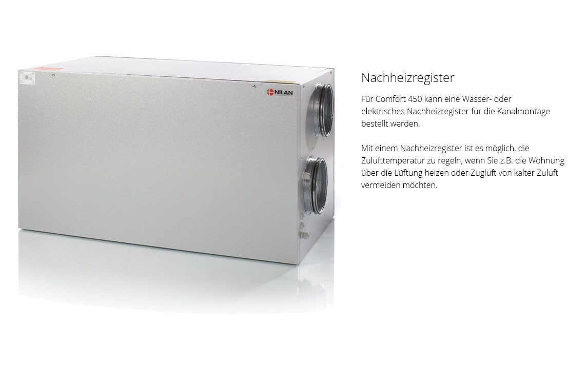 Nilan Comfort 450 m. CTS602/HMI Touch Panel