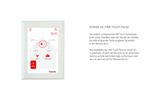 Nilan Compact S Polar mit HMI Touchpanel
