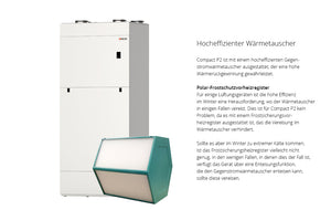 Nilan Compact P2 KSF mit Edelstahlspeicher