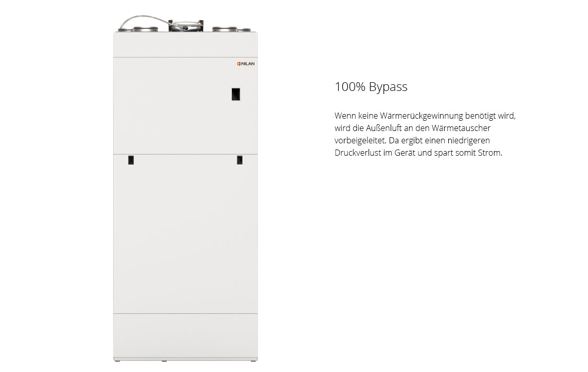 Nilan Compact P2 KSF Air9 (Innenteil) mit Edelstahlspeicher