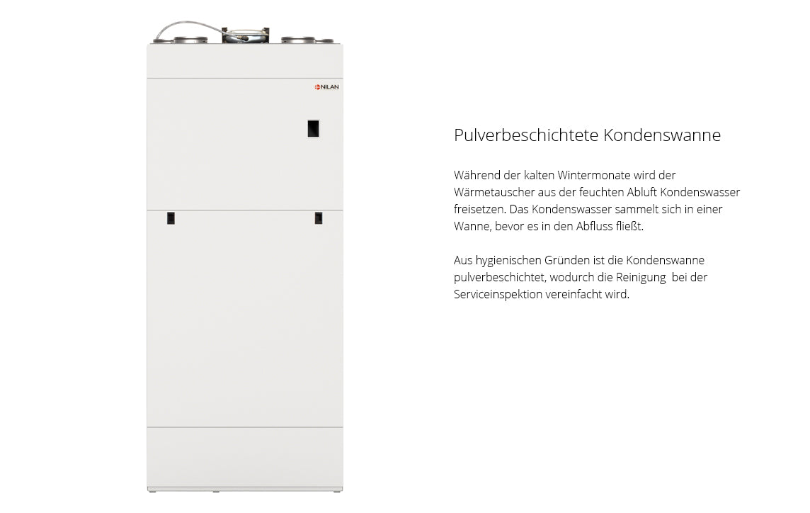 Nilan Compact P2 KSF Air9 (Innenteil) mit Edelstahlspeicher