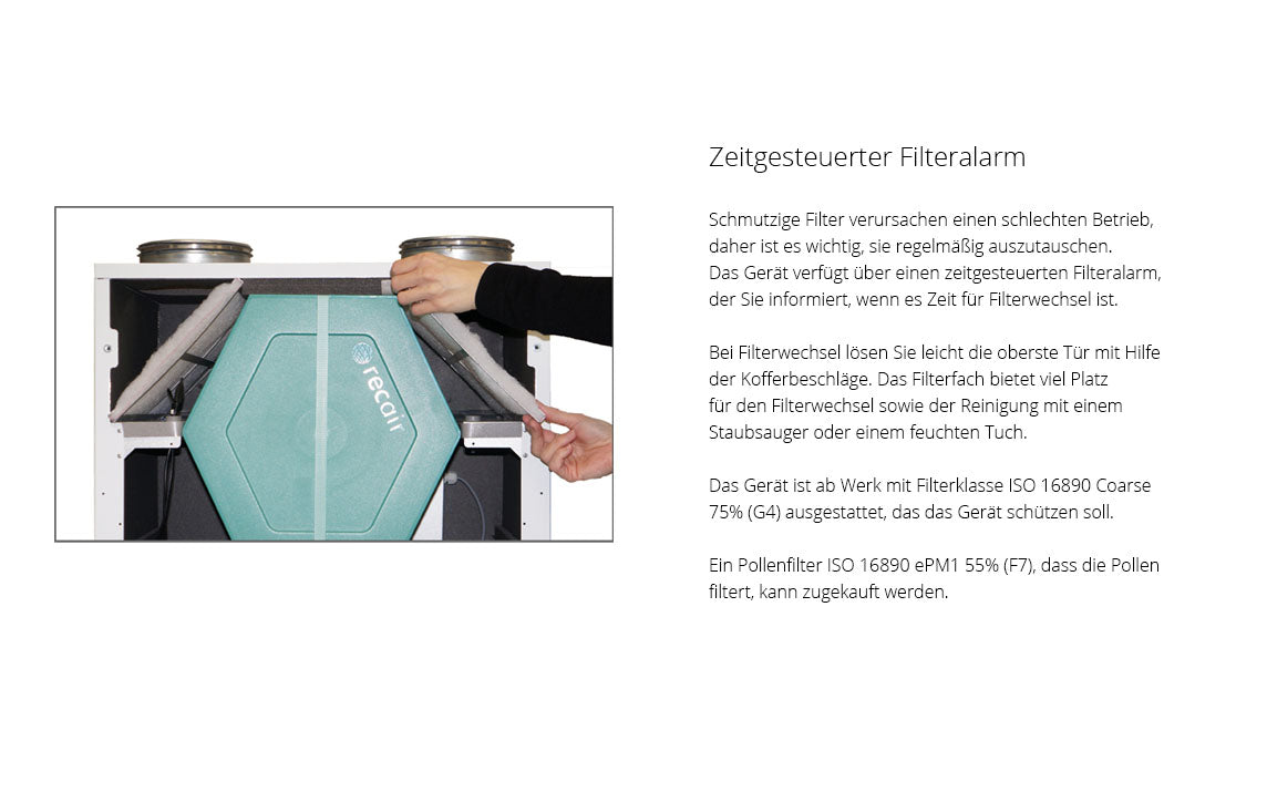 Nilan Compact S Polar mit HMI Touchpanel