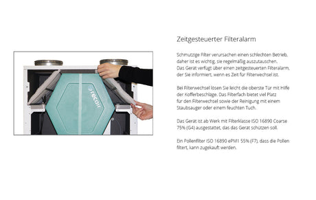 Nilan Compact S Polar mit HMI Touchpanel
