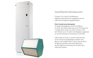 Nilan Compact S Polar mit HMI Touchpanel