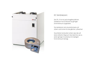 Nilan VPL15 Top M2 mit HMI Touch Panel