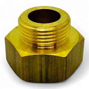 Westech Reduzierstück aus Messing, Außengewinde auf Innengewinde, 3/4" AG x 1/2" IG