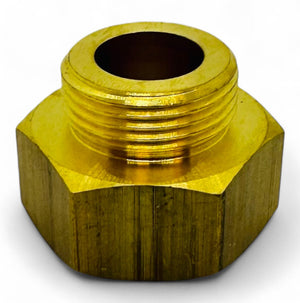 Westech Reduzierstück aus Messing, Außengewinde auf Innengewinde, 3/4" AG x 1" IG