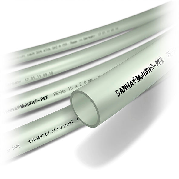 Sanha MultiFit Pex Systemrohr PE Xc aufgerollt