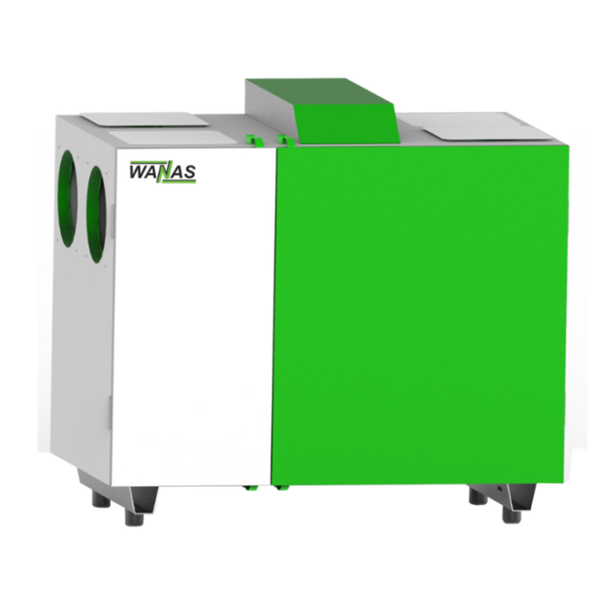 WANAS Classic 800 V/H XF Lüftungsgerät mit Wärmerückgewinnung, Anschlüsse vertikal oder horizontal, Produktansicht